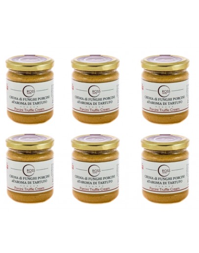 Crème de cèpes et truffes blanches 500g en paquet de 6 pots image